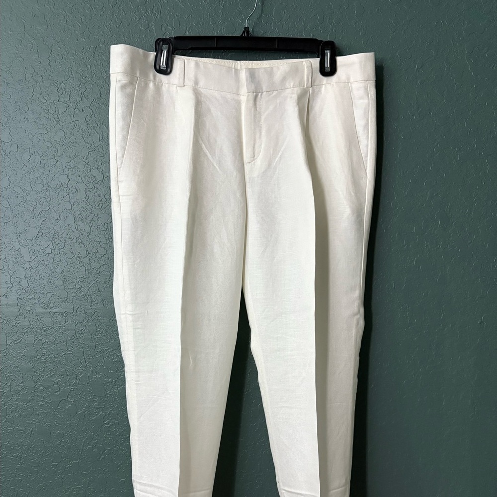 Banana Republic White Dress Pants Classic Tailored Fit